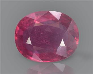 Natural Ruby (Manik) Heated Treated Certified 3.64 CTS... ( 83209 )